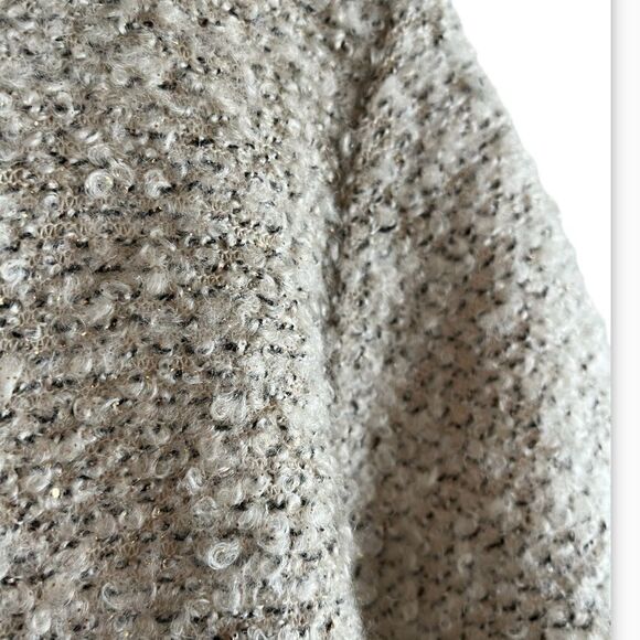 GREYLIN | Tan Gold Flake Short Sleeve Sweater (L) - Picture 3 of 6